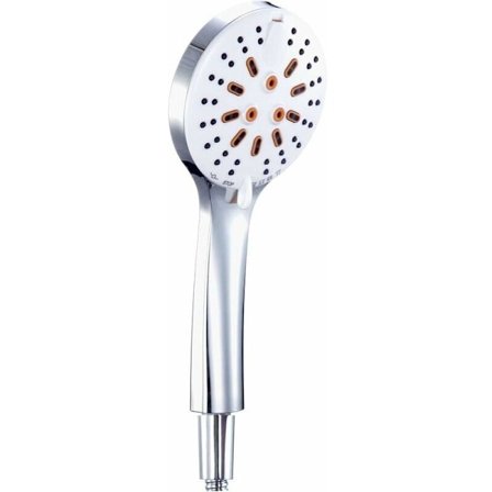 Duschhuvud med högt tryck, duschhuvud med anti-kalkfiltrering, 6 lägen, duschhuvud, universellt, handdusch