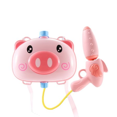 Barn vattenpistol ryggsäck 1300ml gris ryggsäck