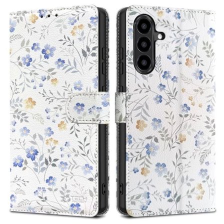 Tech-Protect Plånboksfodral För Galaxy A57 5G - Spring Flowers