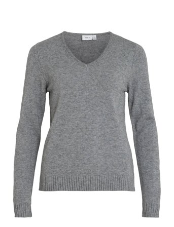 Vila | Viril V-Neck L/S Knit Top - Noos | L