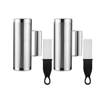 2 sæt Metal Skrabere 8x3 Tommer Rustfrit Stål Instrumenter Percussion Instrumenter Live Med Skrab