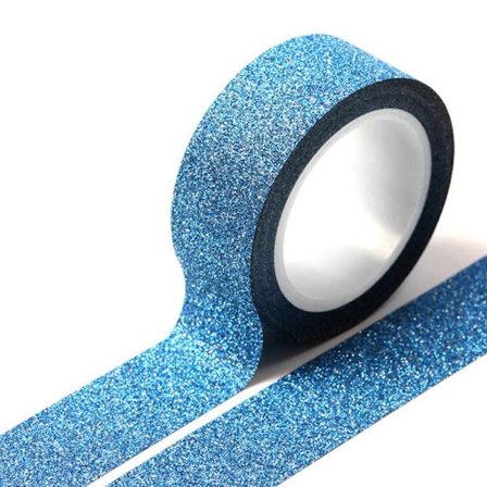 5 Roll Glitter Film Tape Sparkle Tape BLÅ 5ROLL 5ROLL