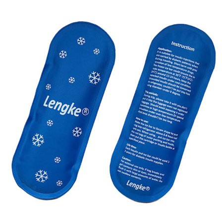 4 stk gjenbrukbare gel-isposer for skader, slitesterk nylon, kald