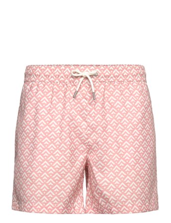 The Resort Co. | Classic Swim Shorts Rose Chevron | XXL 39 cm
