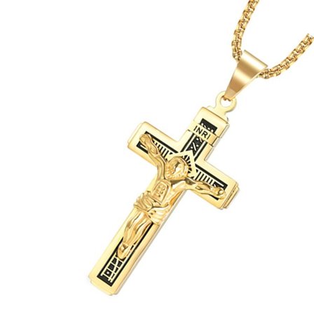 Stilrent Jesus Kors Halsband