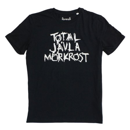 Lemmel T-shirt Total Jävla Mörkrost Black - XL