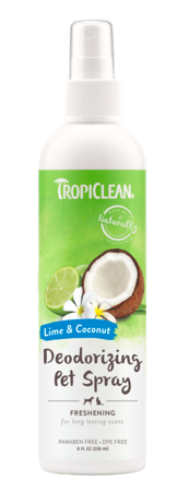 TropiClean - Lime & kokosnøtt deodoriserende spray for kjæledyr 236 ml - Hund - Pelspleie Trim- og hundebad - Pelspleie Trim- og hundebad - ZOO.no