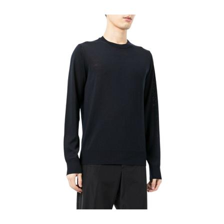 Emporio Armani Round-neck Strik Blå, Herre Strik