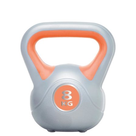 Urban Fitness Vinyl Kettlebell 8kg Orange