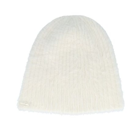 Seeberger - Vit traditionalbeanie Beanie - Angora Headsock Off White Beanie @ Hatstore