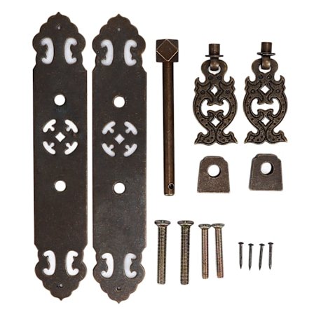 Antika Mässingslådhandtag Rostbeständiga Retro Skåpshandtag för Garderober Byråer Brons