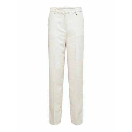 Selected Femme, Wide Pants Beige, Dames, Maat:L,polyester