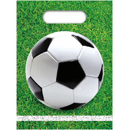 Godispåsar fotboll 6-pack - Fotboll Kalas Dekoration - Kalaslagret.se