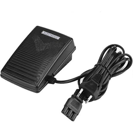 Symaskinefodpedal, symaskinefodpedal med ledning til hjemmesyning, kompatibel med Singer, JUKI, Husqvarna Viking, Elna, osv. (EU)