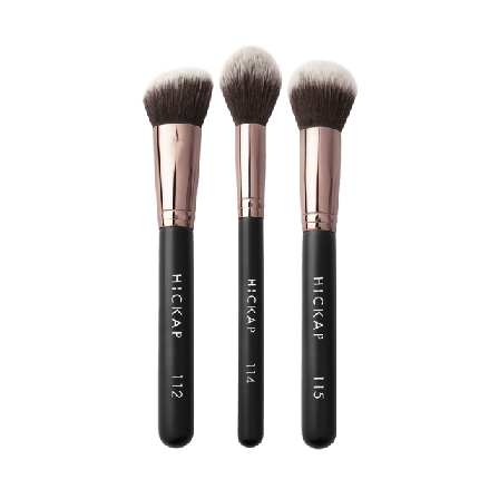 Hickap Classic Trio Face Set Penslar & svampar Unisex 3 PCS