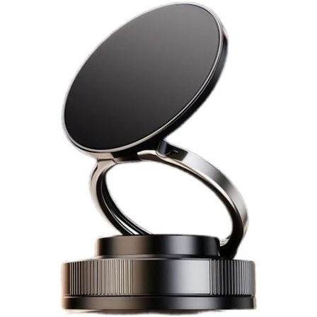 Oppgradert Vakuum Magnetisk Telefonholder Stativ, for Magsafe Sugekopp Telefon 360° Rotasjon Mobiltelefon Bilholder for Frontrute, Sugekopp