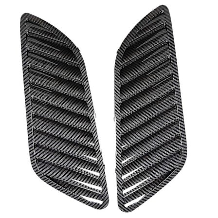 Bil Front Grill Panserdeksel, Karbonfiber Panser Grill Luftuttak Ventil Deksel Trim For- E90 E91 E92 F