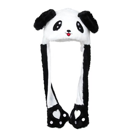 Naisten ja tyttöjen pehmeä eläimen korvien pipo, hauskat nipistettävät pupun korvat pipo