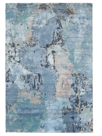 Annodato A Mano Contemporary Designs Tappeto 204X304 Di Lana Blu Scuro/Blu