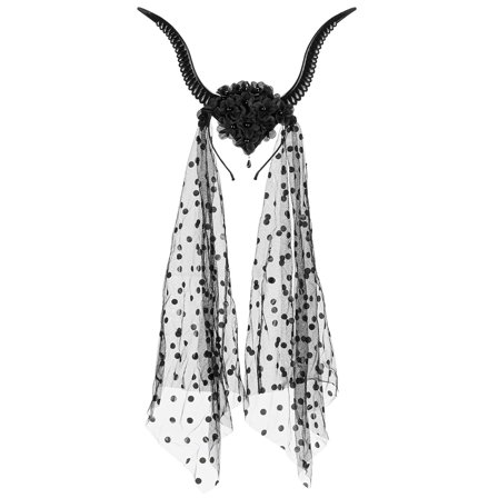 Djävulsdiadem med Tyll & Blommor