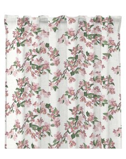 Yhdistelmänauhaverho Ellen painetulla kukkakuviolla 2 kpl