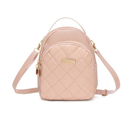 Naisten tikattu reppu Sopiva reppu Naiset Pieni puhelinlaukku Tyttö Koululaukku Naiset PU-nahka Rento Reppu