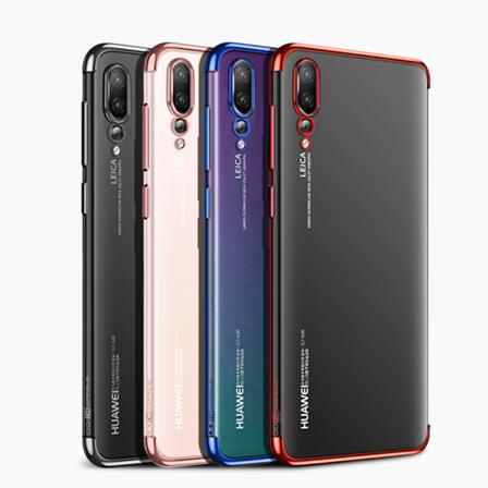 Elegant Skyddsskal För Huawei P20 (electroplated) Blå