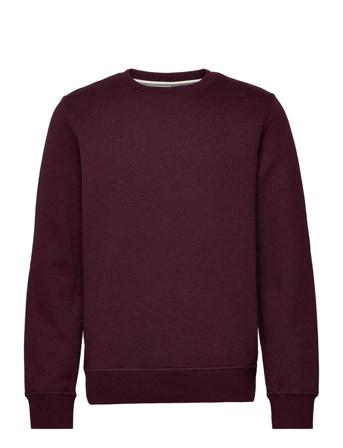 Vintage Logo Emb Crew Sweat-shirt Genser Burgundy Superdry