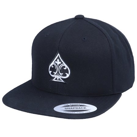 Iconic - Schwarz snapback Cap - Ace Of Spades Black Snapback @ Hatstore