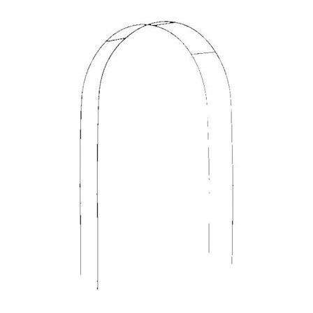 Bue til roser - L 37 x l 152,5 x H 217,5 cm - Jern