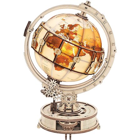 3D Puslespill Globus i Tre med Lys, Tremodeller for Voksne