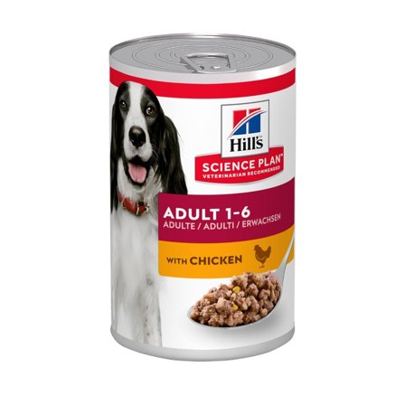 Hill's Science Plan Bocconcini Pollo Per Cani Adulti Lattina 370g
