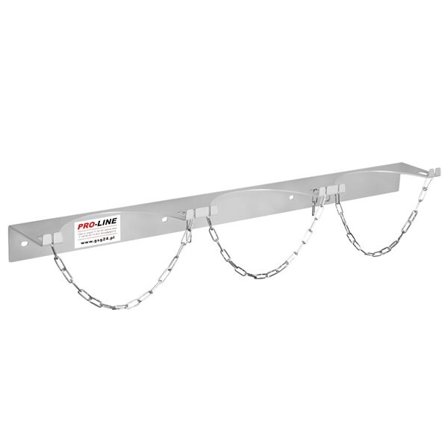 Veggholder for 3 gassflasker, maks. diameter 250 mm PRO-LINE-flasker