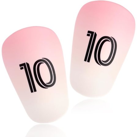 Mini Jalkapallo Shin Guards, Erittäin Pienet Shin Guards Pienet Shin Pads Suojaava Varustus (10x6cm, Pinkki)