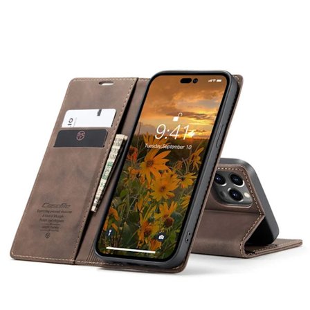 caseme 0013 iphone 16 mörk brun