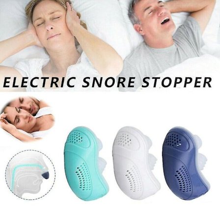 Micro Electric Anti Snoring Device Sleep Apnea Stop Snoring Aid Stopper