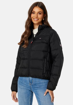 TOMMY JEANS Light Down Jacket BDS Black Klær