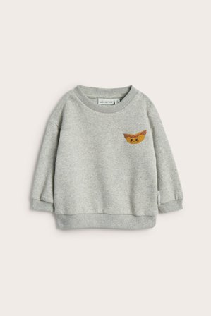 Kappahl | Bluza dla niemowląt, z haftem | Jasnoszary