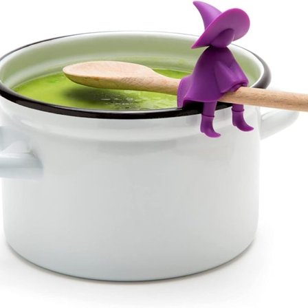 Kjøkken skjeholder og tresleivholder for