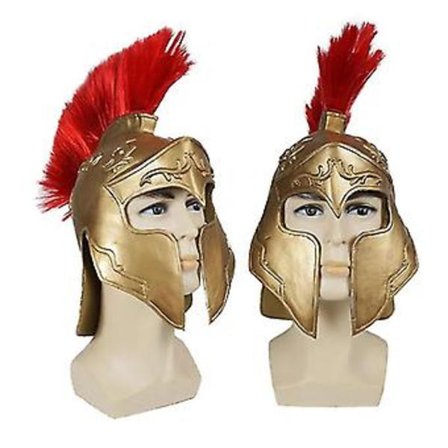 Antiikin Kreikan Spartan sankari kypärä Cosplay miesten Spartan soturi ritari päähine puku aikuisten Halloween-juhlatarvikkeet