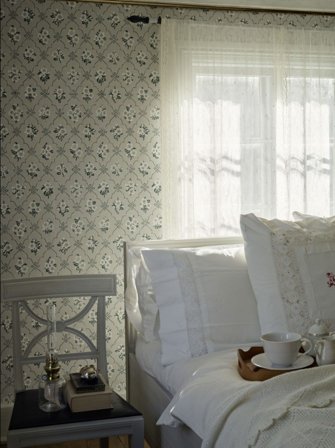 Duro Tapet, Lovisa 040-06 Gammalsvenska Papper, L, Grå, Färg & tapeter