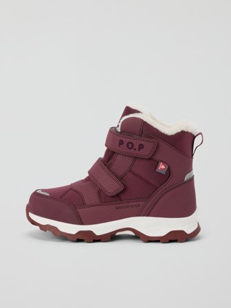 Polarn O. Pyret - Waterproof padded winter boots - 33 - Childrenswear - purple