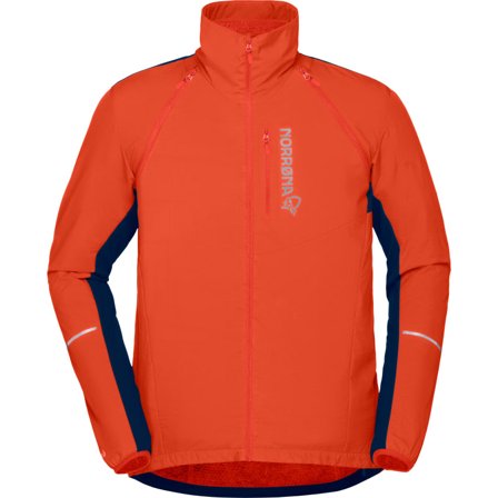 Norrøna Men's Fjørå Convertible Alpha60 Jacket Men unlined workout jackets Orange S