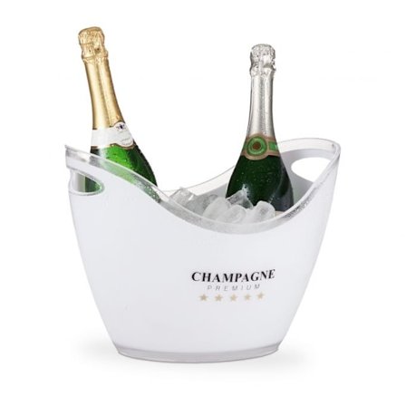 Champagnekylare 6 liter i vitt