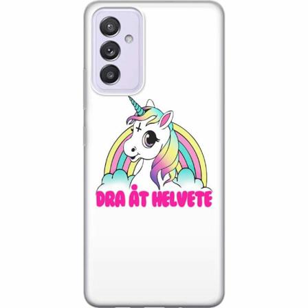 Samsung Galaxy A82 5g Mjukt Skal - Unicorn - Dra Åt @!#