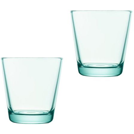 Iittala Glas 21 cl Vattengrön 2-pack | Dukning & Servering > Glas | Bagaren och Kocken