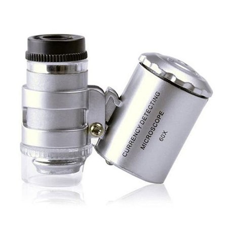 Forstørrelsesglass Juveler Lup Illuminert Mikroskop