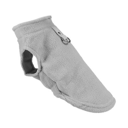 Vandtæt hundetøjsvest til vintervarme 3 stk. grå polstret frakke