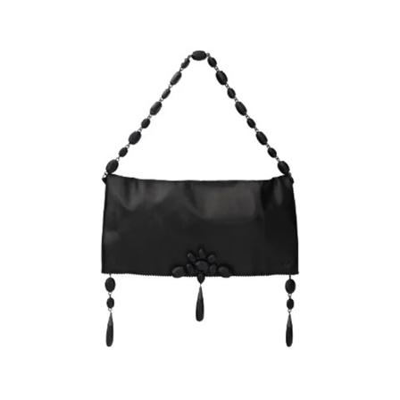 Jean Paul Gaultier Pre-owned Pre-owned Leather shoulder-Tass , Zwart , Dames , Maat: ONE Size Vintage Tassen