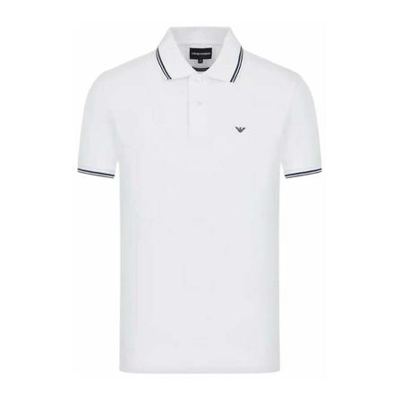 Emporio Armani, Polo Shirts Wit, Heren, Maat:L